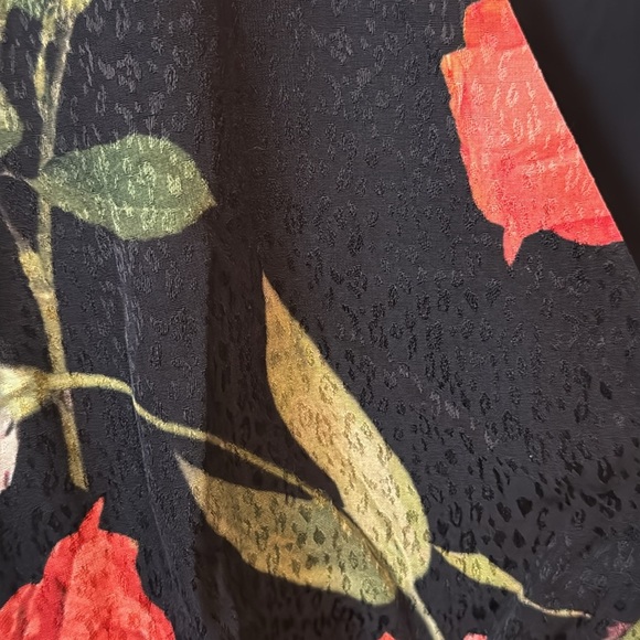 NWT Ted Baker Sienno Puff Sleeve Floral Jacquard Mini Tea Dress 3 / US 8 - Picture 7 of 13